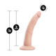 Au Naturel 7 inches Jack Beige Dildo by Blush Novelties - view 4