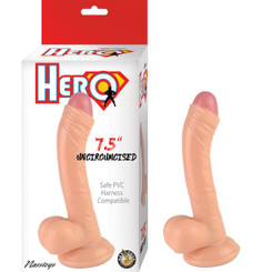 Hero 7.5in Uncircumcised Dildo Best Adult Toys