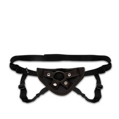 The Lux Fetish Neoprene Strap On Harness Black O/S Sex Toy For Sale