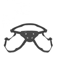 Lux Fetish Beginners Strap On Harness Black by Electric Eel Inc