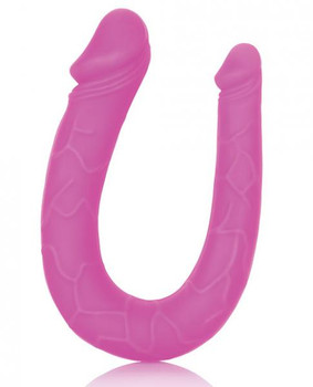 Silicone Double Dong AC/DC Dong Pink Sex Toy