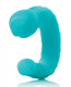 Silicone Double Dong AC/DC Dong Teal Blue by Cal Exotics - view 3
