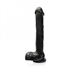 Ignite Cock with Balls 9 inches Black Adult Toy
