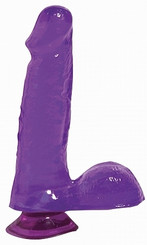 Basix Rubber Works 6 inches Dong Suction Cup Purple Best Sex Toy