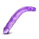 B Yours 14 inches Double Dildo Purple by Blush Novelties - view 3
