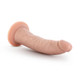 Dr. Skin Glide 7.5 Self Lubricating Dildo Vanilla inches by Blush Novelties - view 3