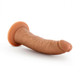 Blush Novelties Dr. Skin Glide 7.5in Self Lubricating Dildo Mocha - Product SKU BN12827