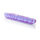 Reflective Gel Veined Double Dong 12 inches Purple Adult Toy