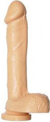 The 8 Inches Dildo Balls Beige Sex Toy For Sale