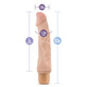 Penis Vibe #6 Vibrating 9 inches Dong Beige by Blush Novelties - view 3