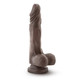 Mr Skin Stud Muffin 8.5 inches Chocolate Brown Dildo by Blush Novelties - Product SKU BN15396