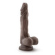 Mr Skin Stud Muffin 8.5 inches Chocolate Brown Dildo by Blush Novelties - view 2