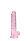 Real Cock 7in Realistic Dildo W/ Balls Pink Adult Sex Toy