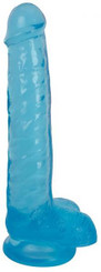 Lollicock 8 inches Slim Stick Dildo Balls Blue Berry Ice Best Sex Toy