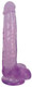 Lollicock 8 inches Slim Stick Dildo Balls Purple Grape Ice Best Sex Toys