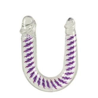 Art Deco U-Shaped Dual Penetrating Dong Sex Toys