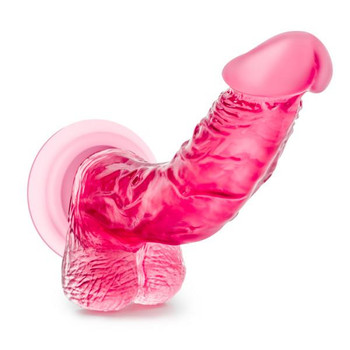 B Yours Sweet N Hard 7 Pink Realistic Dildo Adult Toy
