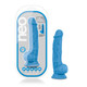 Blush Novelties Neo 7.5 inches Dual Density Cock with Balls Neon Blue - Product SKU BN89702