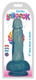 LolliPop Dildo 7 inches Slim Stick with Balls Berry Ice Blue by Curve Novelties - view 2