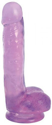 Lollicock 7 inches Slim Stick with Balls Grape Ice Purple Adult Sex Toys