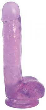 Lollicock 7 inches Slim Stick with Balls Grape Ice Purple Adult Sex Toys