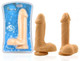 Cock Balls 7 Inches Suction Cup Beige by SI Novelties - Product SKU SIN20410