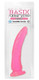 Basix Rubber Slim 7 inches Dong Suction Cup Pink by Pipedream Products - view 2