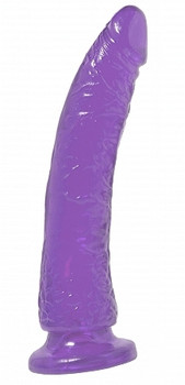 Basix Rubber Works 7 inches Slim Dong With Suction Cup Purple by Pipedream Products
