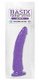 Basix Rubber Works 7 inches Slim Dong With Suction Cup Purple by Pipedream - Product SKU PD422312