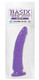 Basix Rubber Works 7 inches Slim Dong With Suction Cup Purple by Pipedream Products - view 2