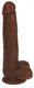 Thinz 8 inches Slim Dong with Balls Chocolate Brown Adult Toys
