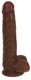 Thinz 8 inches Slim Dong with Balls Chocolate Brown by Curve Toys