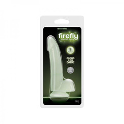 Firefly Smooth Glowing Dong 5in Clear Adult Toys