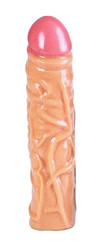 8.5 inch veined ivory life-like chubby dildo Sex Toys