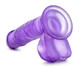 Blush Novelties Sweet N Hard 1 Dong Suction Cup Purple - Product SKU BN16421