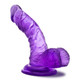 Sweet & Hard 8 Purple Realistic Dildo by Blush Novelties - view 4