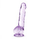 Naturally Yours 8in Amethyst Crystalline Dildo by Blush Novelties - view 4