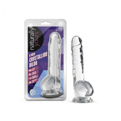 Naturally Yours 8in Diamond Crystalline Dildo by Blush Novelties