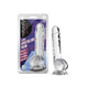 Naturally Yours 8in Diamond Crystalline Dildo by Blush Novelties