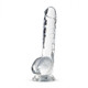 Naturally Yours 8in Diamond Crystalline Dildo by Blush Novelties - view 2
