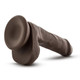 Blush Novelties Loverboy Top Gun Tommy Chocolate Brown Dildo - Product SKU BN14606