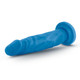 Neo 7.5 inches Dual Density Penis Neon Blue by Blush Novelties - view 2