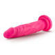 Neo 7.5 inches Dual Density Penis Neon Pink Dildo by Blush Novelties - view 2