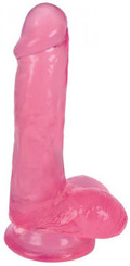 Lollicock 6 inches Slim Stick Dildo Balls Pink Cherry Ice Sex Toys