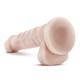 Basic 7 Realistic Dildo Suction Cup Beige by Blush Novelties - Product SKU BN58113