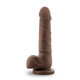 Dr Skin Basic 7 inches Chocolate Brown Dildo Best Adult Toys