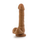 Dr Skin Basic 7 inches Mocha Tan Realistic Dildo by Blush Novelties - view 4