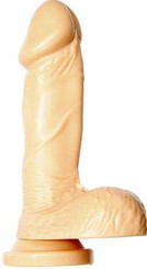 Cock Balls 6 Inches Flesh Suction Cup Adult Sex Toys