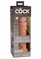 Kc Elite Dual Dense Vibe Penis 8 Tan by Pipedream Products