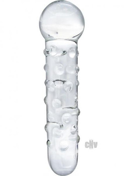 The Ram Glass Dildo Clear by XR Brands